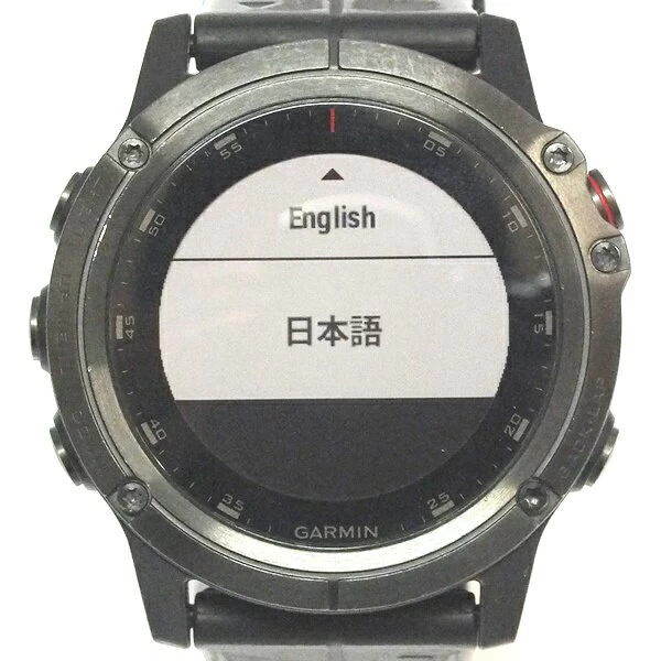 GARMIN GARMIN FENIX 5X PLUS SAPPHIRE GPS SMARTWATCH USED AB
