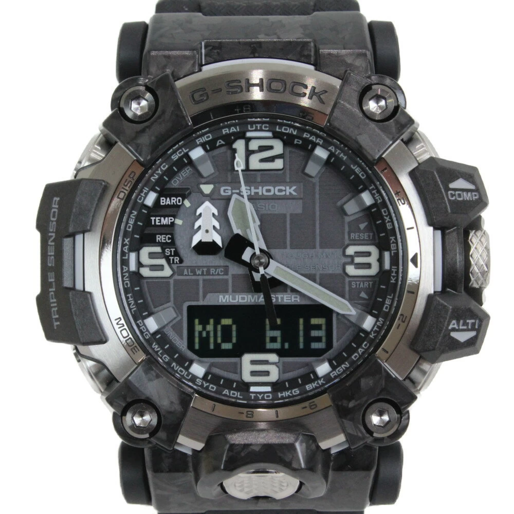 CASIO Casio G-SHOCK G-SHOCK Master of G-Land Mudmaster GWG-2000-1A1JF Analog Digital Tough Solar Radio Controlled Watch Rubber Black Matsumae R56 Store