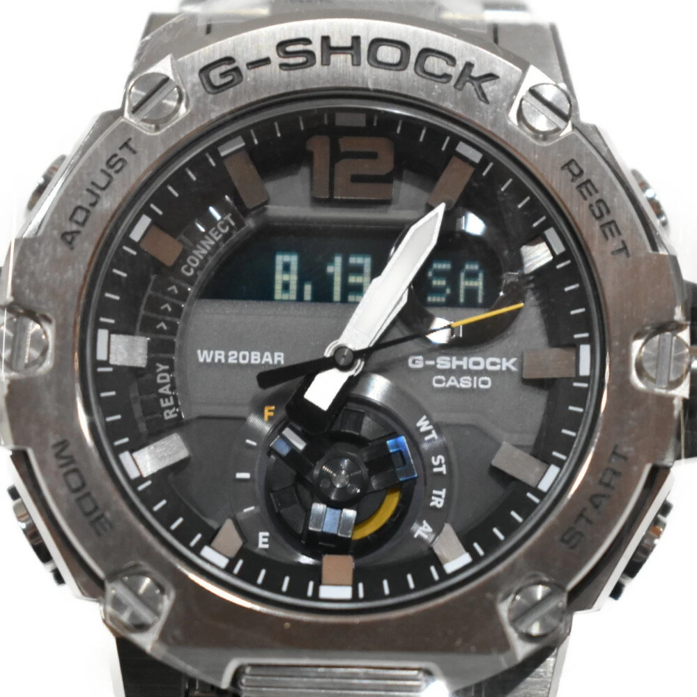[Good Condition ★] CASIOG-SHOCK GST-B300E-5AJR Solid Band, Metal Band, One-Push Tri-fold Clasp, Tough Solar, Popular, Classic, Stylish, Metal, Shockproof Structure, Gift, Present, Wrapping Available, Matsuyama Kumanodai Store