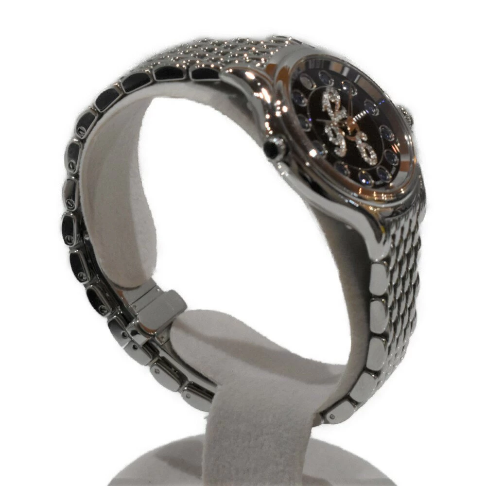 [Box and Gallery Included] FENDI Crazy Carat 10500L 001-*** Stainless Steel Black Dial Quartz 2012 Purchase Ladies Matsuyama Kumanodai