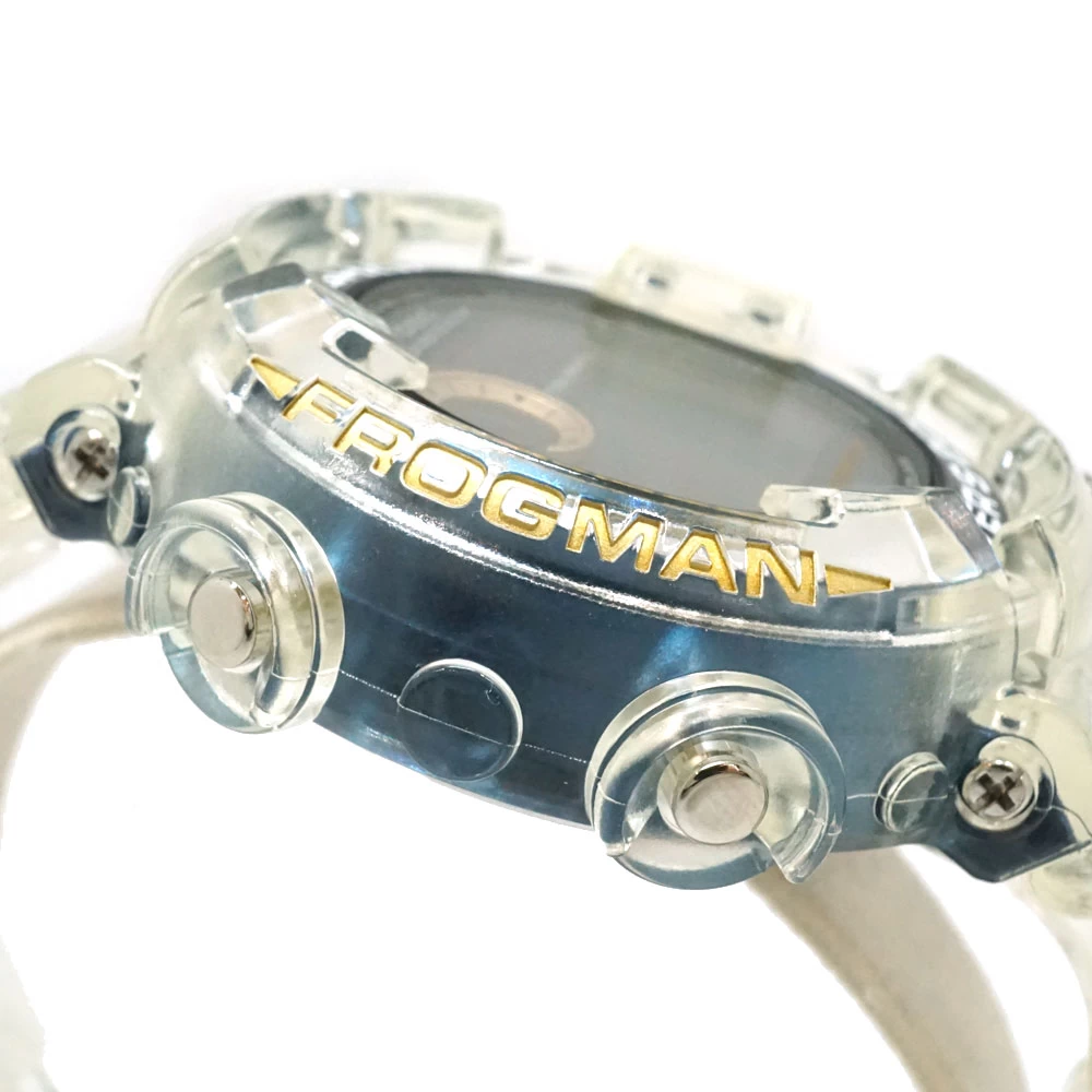CASIO [Casio] GF-8251K Frogman/25th Anniversary Model Tough Solar SS (Stainless Steel) Resin Band, Clear Type, Dolphin, Jirai, Luji, USED-8, Pawn Shop, Kitanagoya, N22-8163