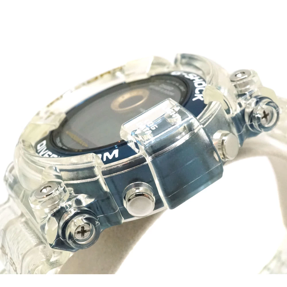 CASIO [Casio] GF-8251K Frogman/25th Anniversary Model Tough Solar SS (Stainless Steel) Resin Band, Clear Type, Dolphin, Jirai, Luji, USED-8, Pawn Shop, Kitanagoya, N22-8163