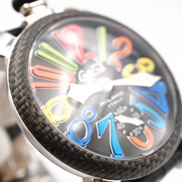 GagaMilano 5015S Manuale 48 mechanical manual winding Gaga Milano USED-B wtc8
