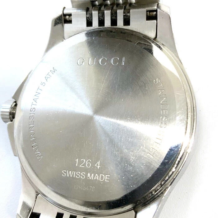 GUCCI Gucci 126.4 G Timeless Quartz Watch White Ladies Daily Waterproof USED-B Nago Store ng3100011927700002
