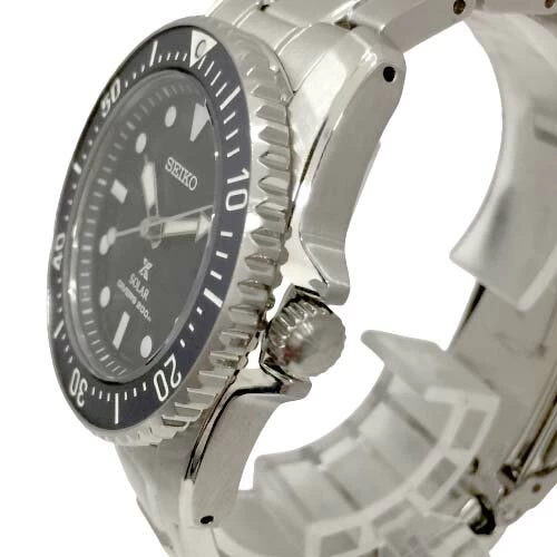 [Izumi Store] [Almost Unused/Extremely Beautiful] Seiko SBDN69 V147-OCSO Prospex Solar Watch for Air Diving Waterproof Diver's Watch Date Display Black Gray 