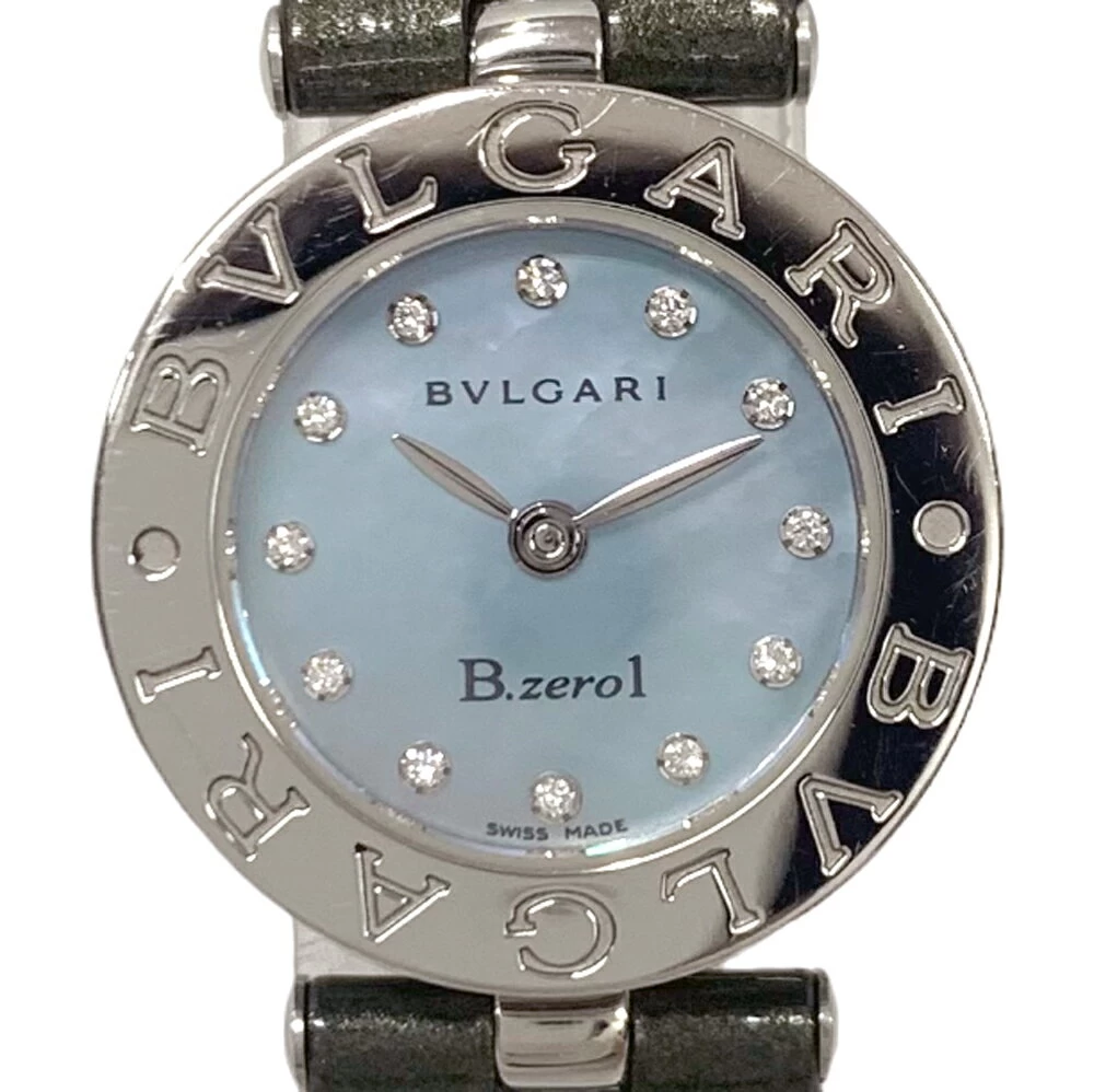 [Good Goods/July 2023 Battery Replaced] Bulgari BZ22S Bzero1 Quartz Diamond Index Shell Dial for Women