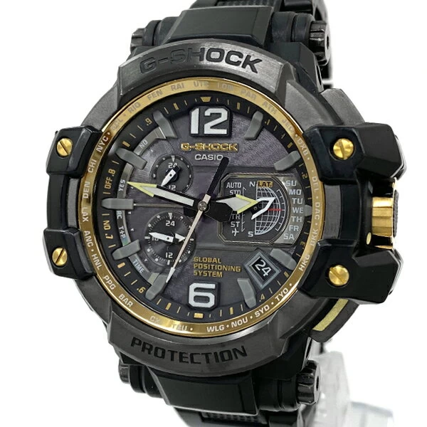 Casio G-SHOCK Gravity Master GPW-1000FC-1A9JF Tough Solar GPS Radio Flight Composite Sky Cockpit Black CASIO