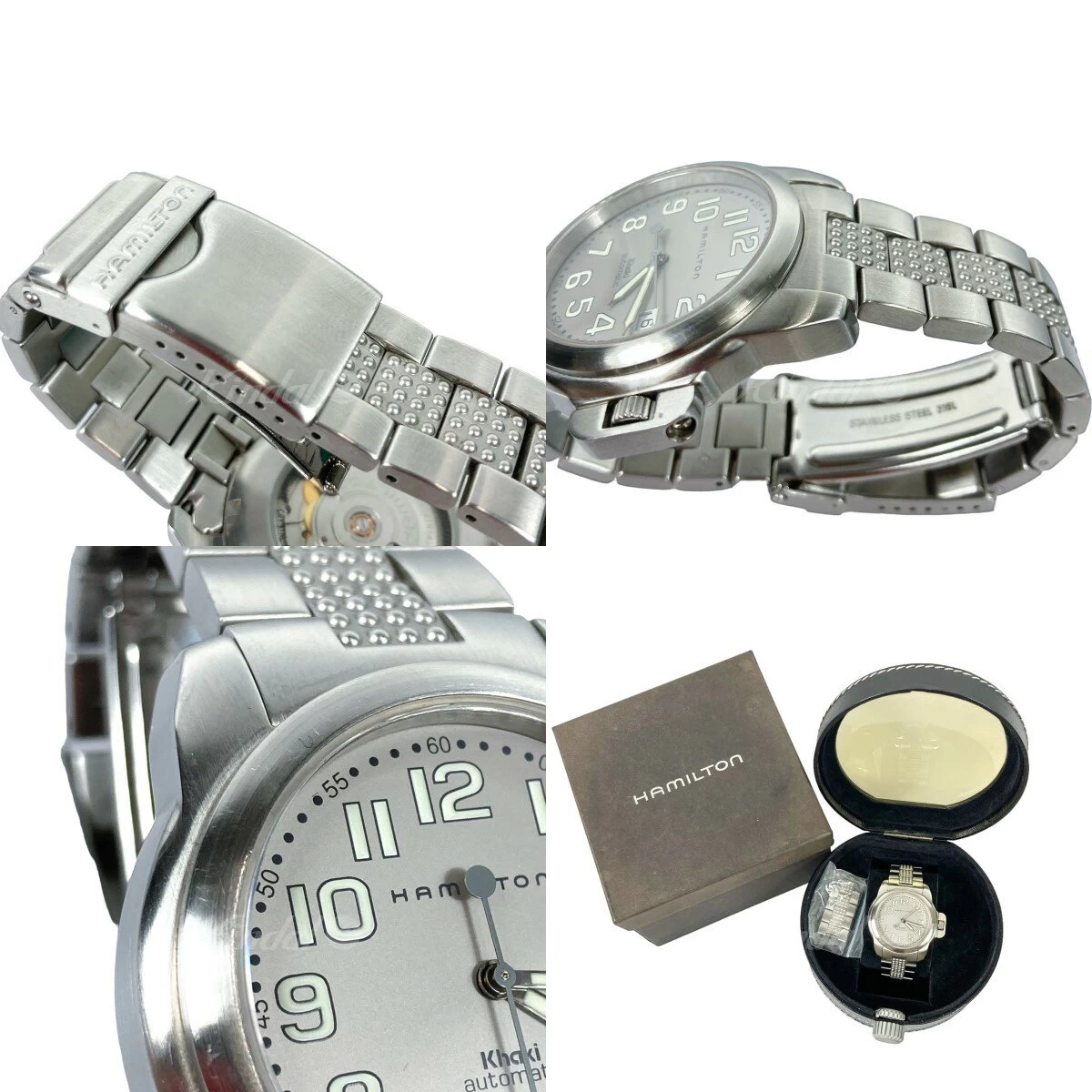 HAMILTON Khaki Action Analog Watch H62415153 Silver Size: - [301122] (Hamilton)