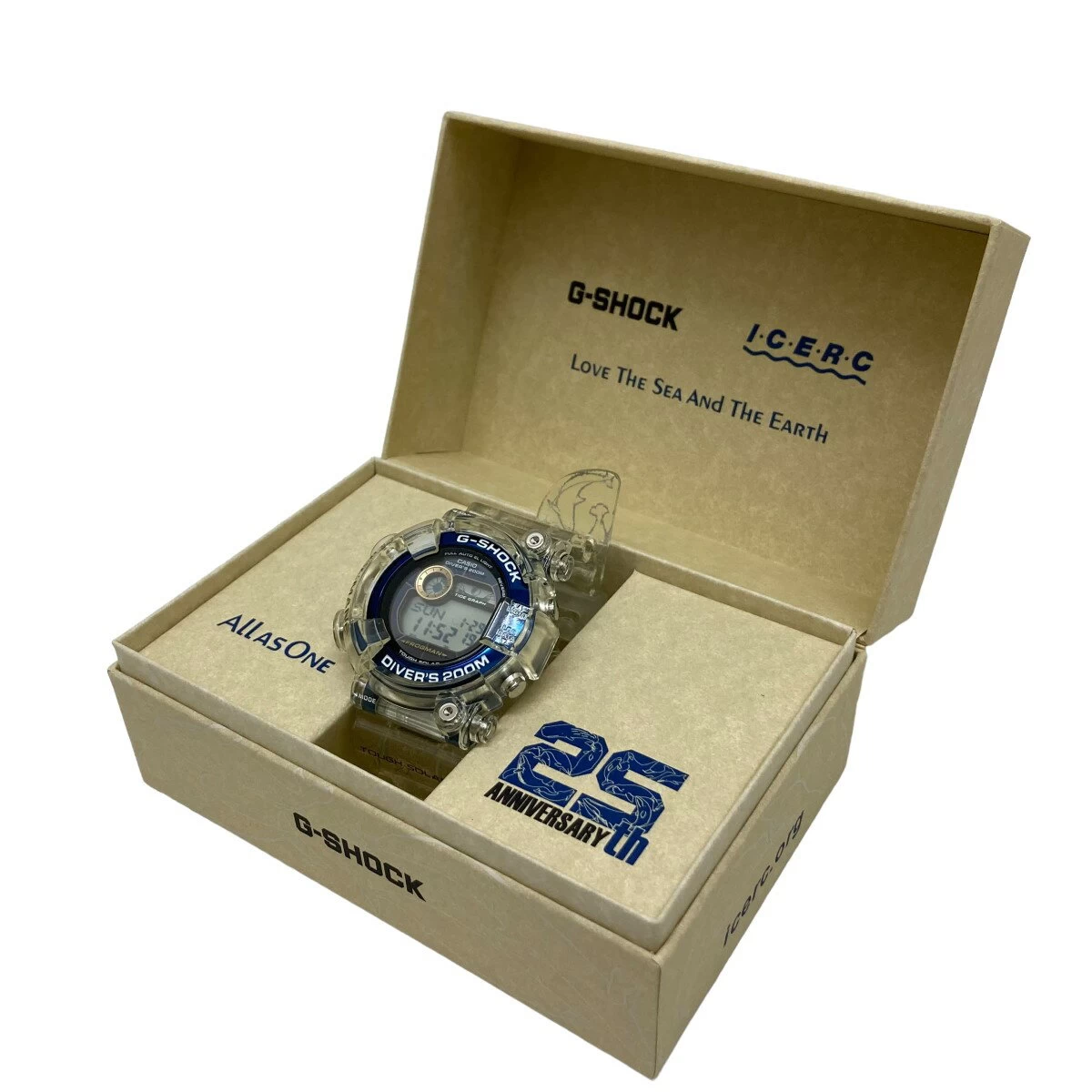 CASIO G-SHOCK FROGMAN Dolphin Whale 25th Anniversary Model Clear [130223] (Casio)