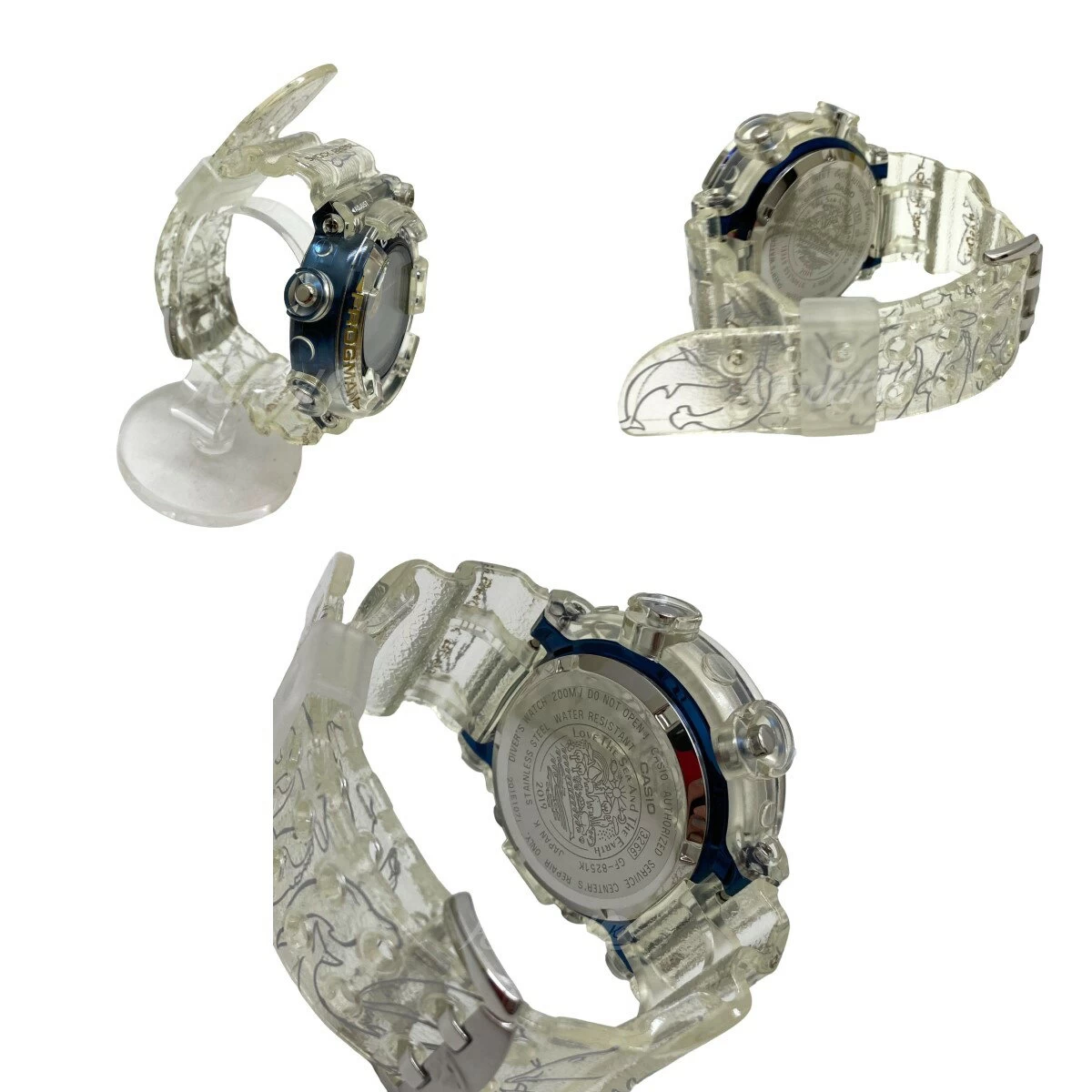 CASIO G-SHOCK FROGMAN Dolphin Whale 25th Anniversary Model Clear [130223] (Casio)