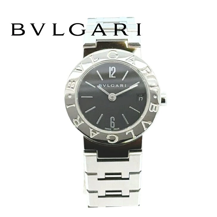 BVLGARI BVLGARI BVLGARI BB23SS/SS Quartz Black Dial Ladies Watch