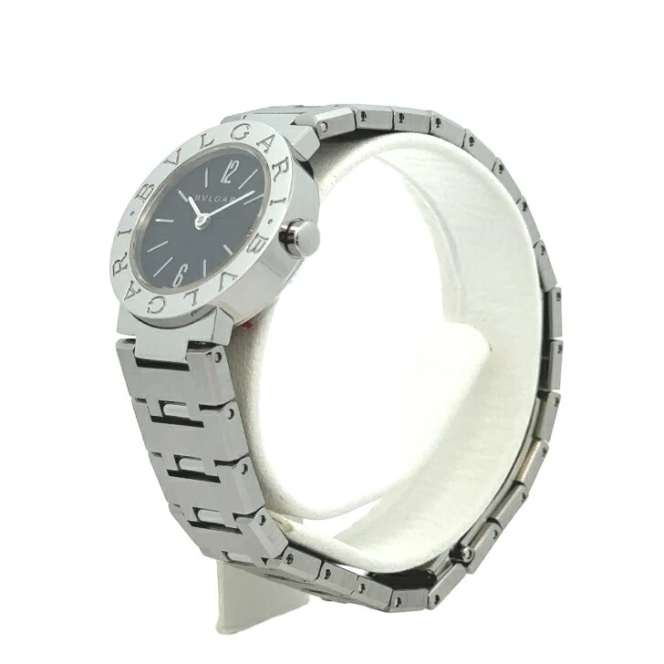 BVLGARI BVLGARI BVLGARI BB23SS/SS Quartz Black Dial Ladies Watch