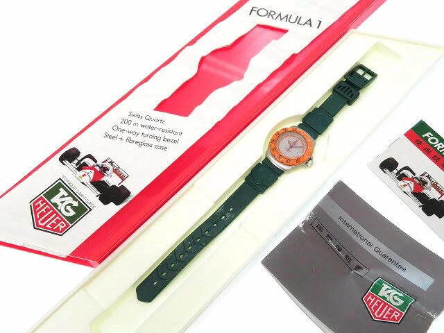 Good Condition TAG HEUER FORMULA 1 373.508 QUARTZ LADIES VINTAGE 0426 WITH STORAGE BOX 0074TAG HEUER