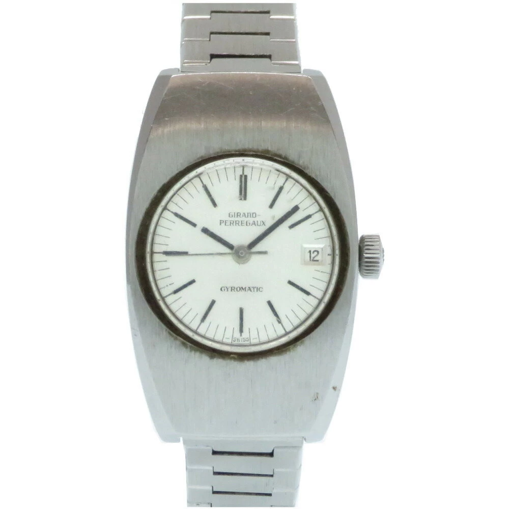 Girard Perregaux Gyromatic Antique Automatic SS Silver Dial 0563Girard-Perregaux Gyromatic Ladies Automatic
