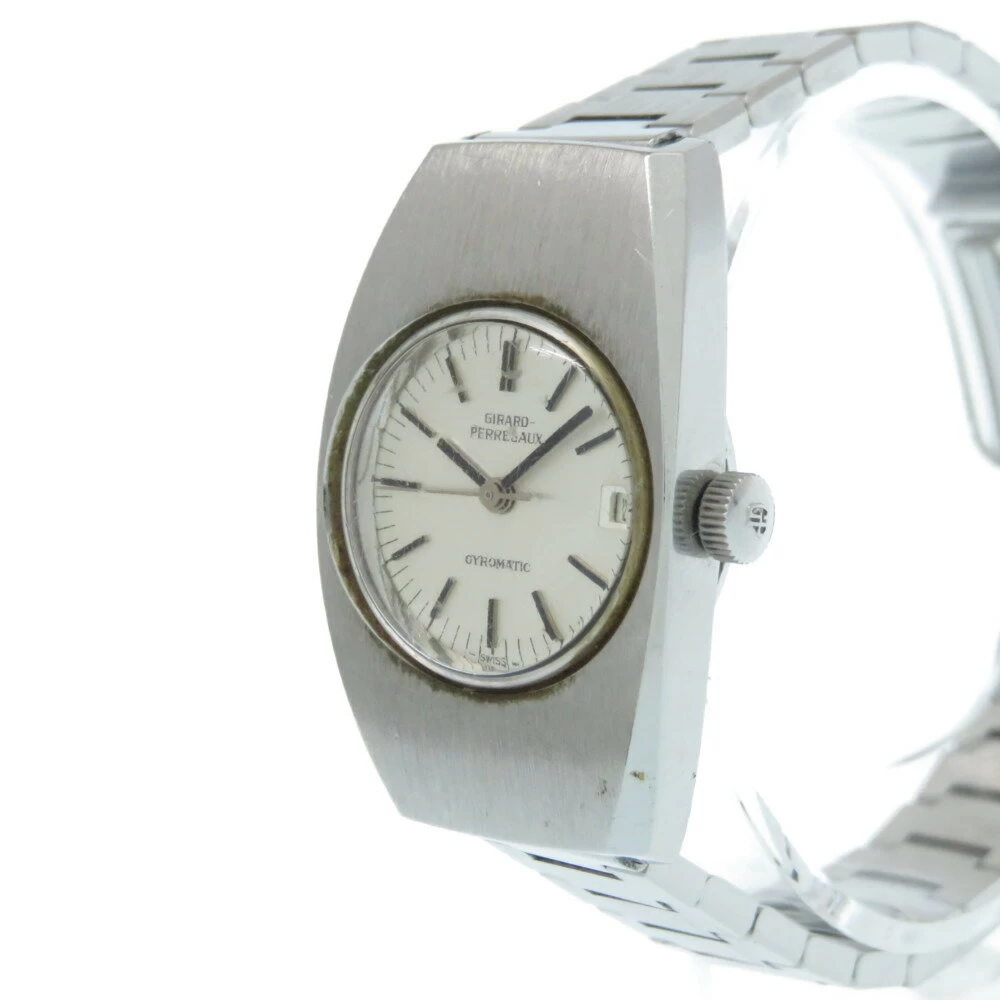 Girard Perregaux Gyromatic Antique Automatic SS Silver Dial 0563Girard-Perregaux Gyromatic Ladies Automatic