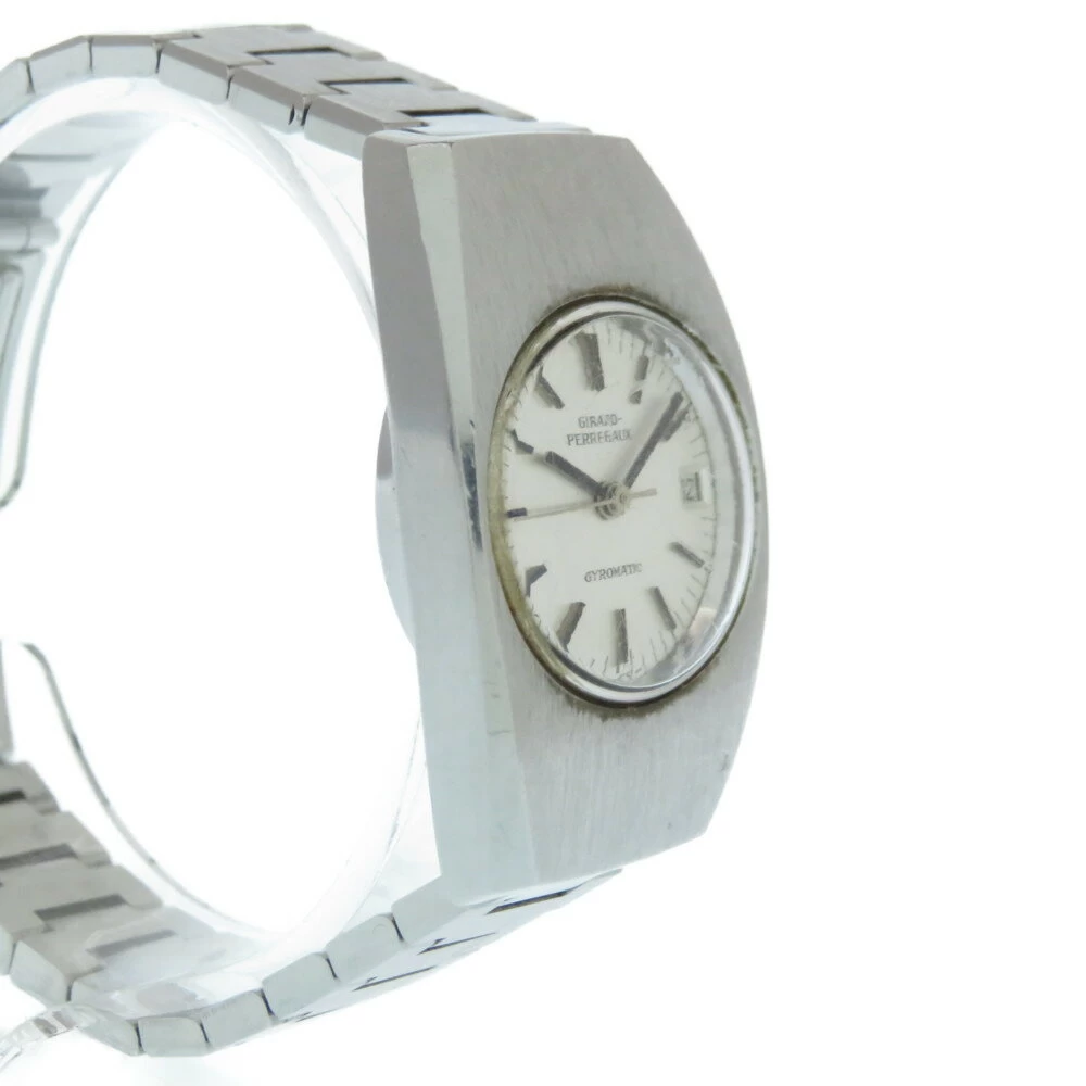 Girard Perregaux Gyromatic Antique Automatic SS Silver Dial 0563Girard-Perregaux Gyromatic Ladies Automatic