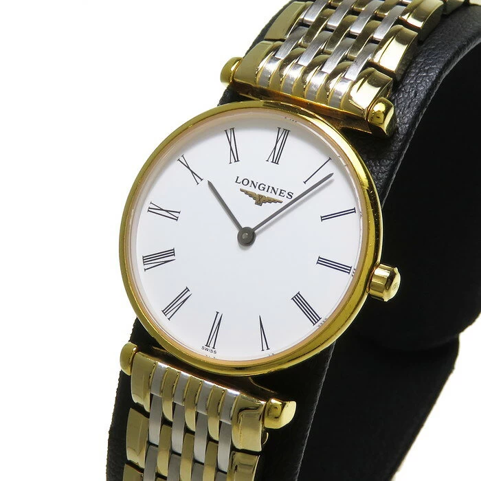 [LONGINES/Longines] L4 209 2 La Grand/Grand Classic du Combi GP/Stainless Steel Quartz White Ladies [GD] [TTx]