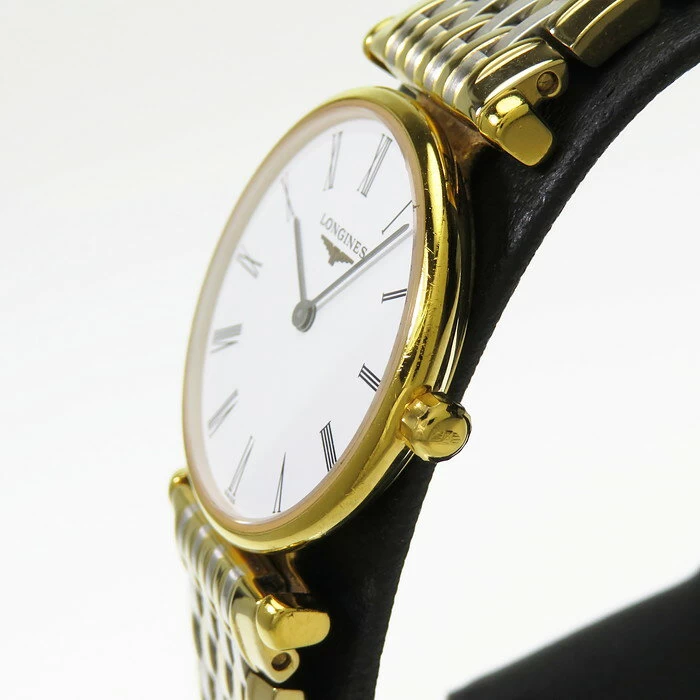 [LONGINES/Longines] L4 209 2 La Grand/Grand Classic du Combi GP/Stainless Steel Quartz White Ladies [GD] [TTx]