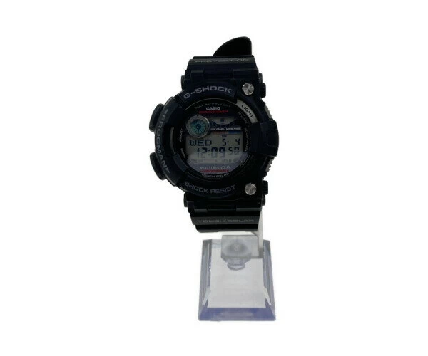 CASIO G-SHOCK MASTER OF G-SEA FROGMAN GWF-D1000B-1JF CASIO G-SHOCK Frogman Tough Solar Size: Case Diameter Approx. 59.2 x 53.3 x 18 mm Maximum Arm Circumference Approx. 23.3 cm Color: Black Bandai Net Store