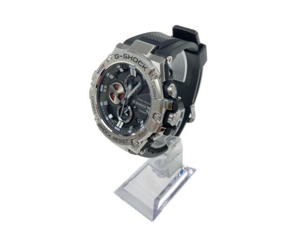 CASIO G-SHOCK G-STEEL GST-B100 SERIES GST-B100-1AJF Casio G-Shock G-Steel Tough Solar Quartz Size: Case Diameter Approx. 58.1 x 53.8 x 14.1 mm Maximum Arm Circumference Approx. 21.8 cm Color: Black Bandai Net Store