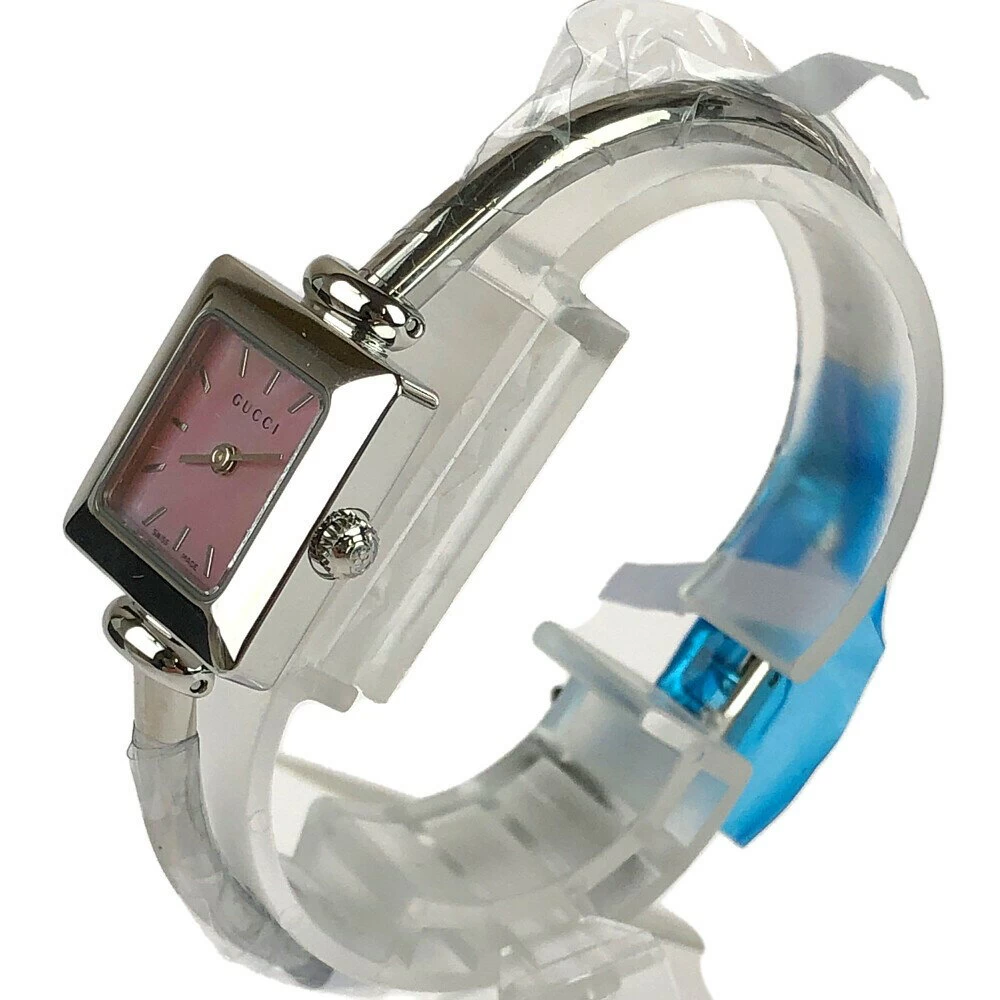 [Beauty] [Women's] GUCCI WRIST WATCHI 1900L YA019519 Gucci Wrist Watch Quartz Pink Dial Bangle Watch Size: Case Diameter Approx. 20mm Bandai Net Store