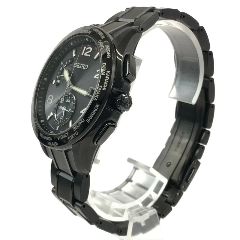 [Beauty] SEIKO BRIGHTZ SAGA303 8B63-0AX0 SEIKO BRIGHTS FLIGHT EXPERT BRIGHTS 20th Anniversary Limited Edition 1000 Edition Radio Wave Solar Size: Case Diameter Approx. 44mm Arm Circumference Max 19cm Color: Black Black Bandai Net Store