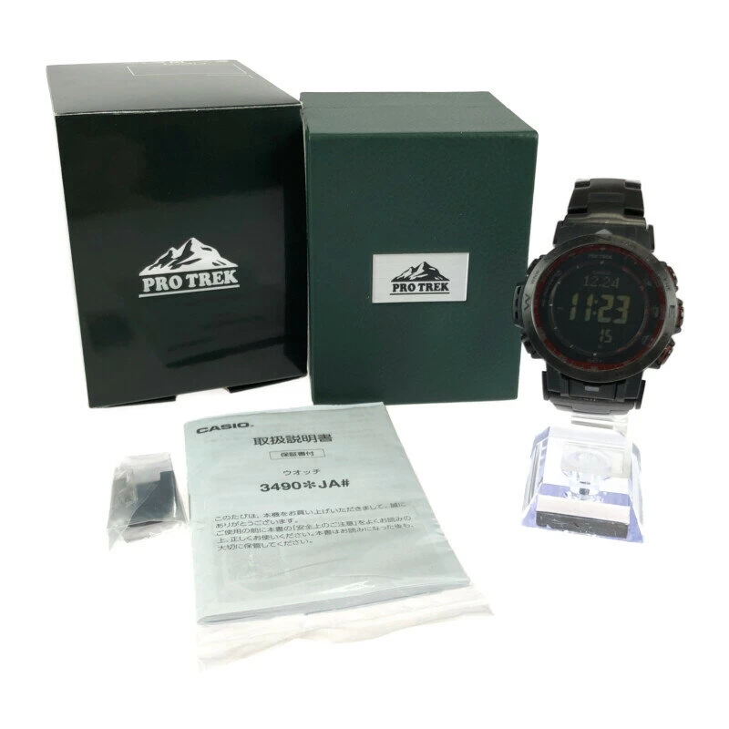 CASIO PRO TREK PRW-30YT-1JF Casio Pro Trek Tough Solar Size: Case Diameter Approx. 51.6 x 45.2 x 12.3 mmmm Max Arm Circumference Approx. 18 cm