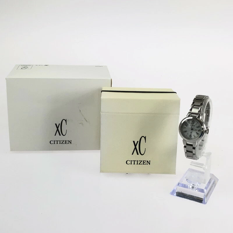 [Beauty] [Women's] CITIZEN XC H058-T016545TA Citizen Cross Sea Eco Drive Size: Case Diameter Approx. 26 mm Maximum Arm Circumference Approx. 15.5 cm Color: Silver Bandai Net Store