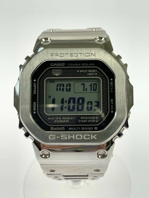 CASIO G-SHOCK WATCH GMW-B5000D-1JF Casio G-shock Full Metal Solar Radio Controlled Watch Size: Color: Silver Bandai Net Store