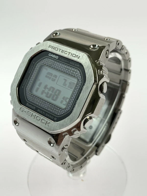 CASIO G-SHOCK WATCH GMW-B5000D-1JF Casio G-shock Full Metal Solar Radio Controlled Watch Size: Color: Silver Bandai Net Store