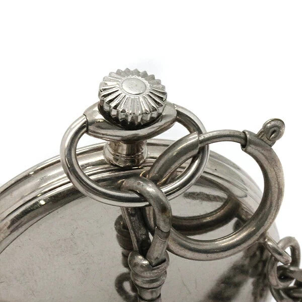 epos epos pocket watch 2003AWH open face white dial hand-wound