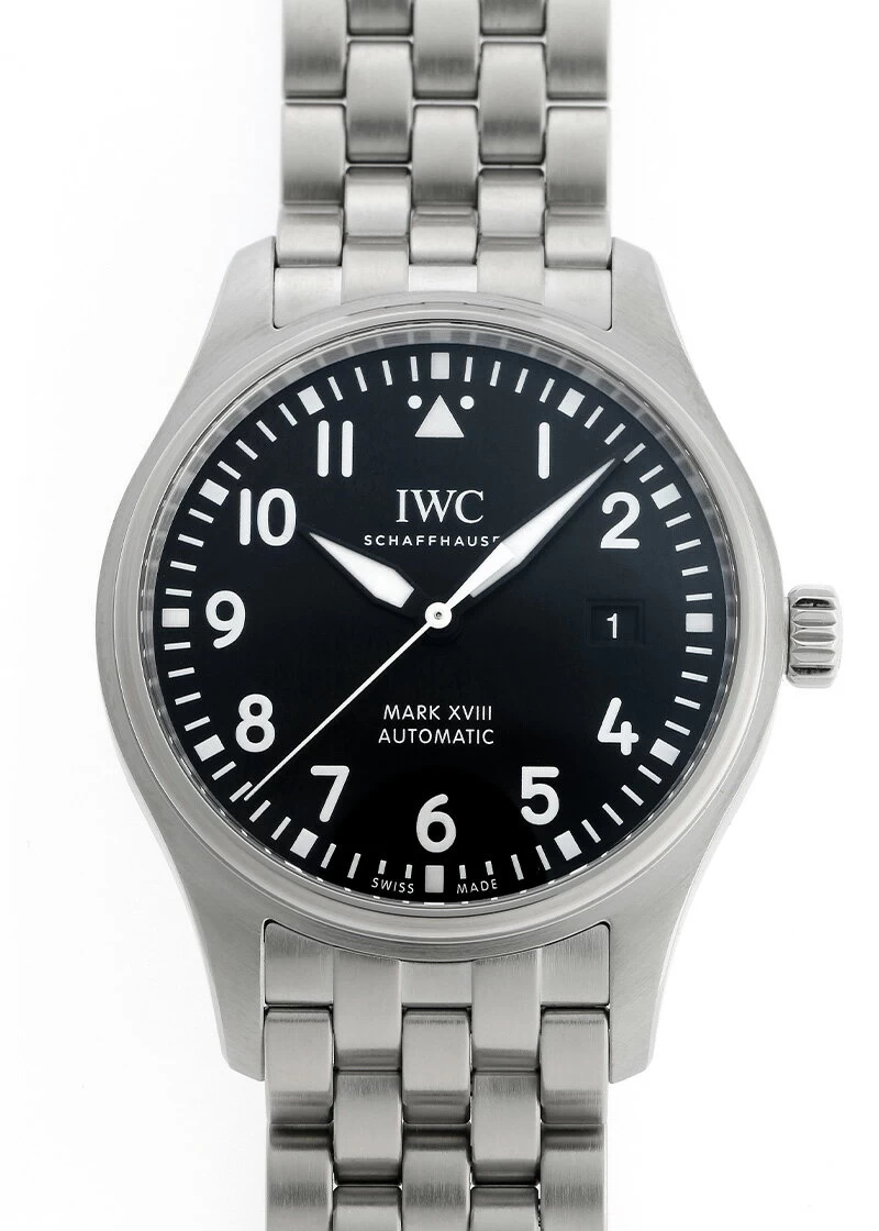 IWC - Pilot's Watch Mark XVIII | INTERNATIONAL WATCH COMPANY | IW327011 | SS Black Dial Automatic Bracelet | 