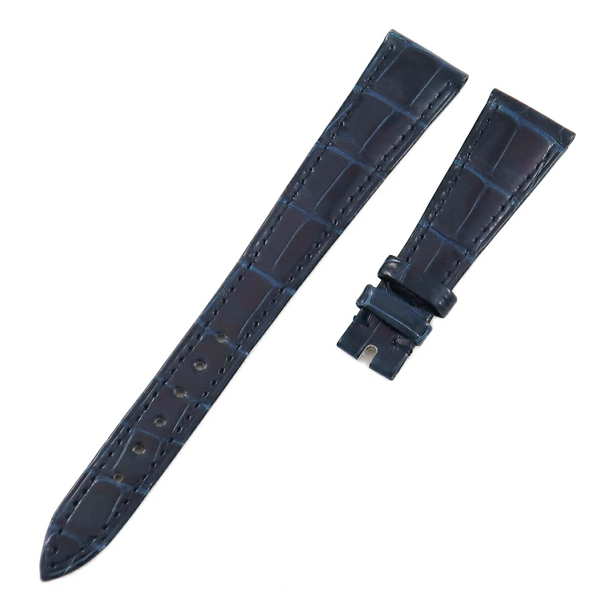 Patek Philippe PATEK PHILIPPE Unused Genuine Croco Belt Strap 16mm Navy Blue Ladies 