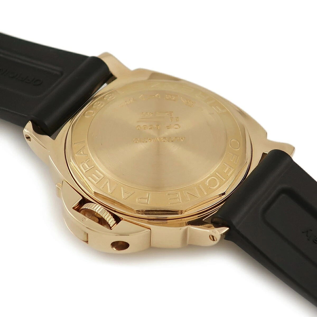 PANERAI PANERAI LUMINOR MARINA 44mm PAM00140 E NUMBER K18YG SOLID BLACK AUTOMATIC BLACK 