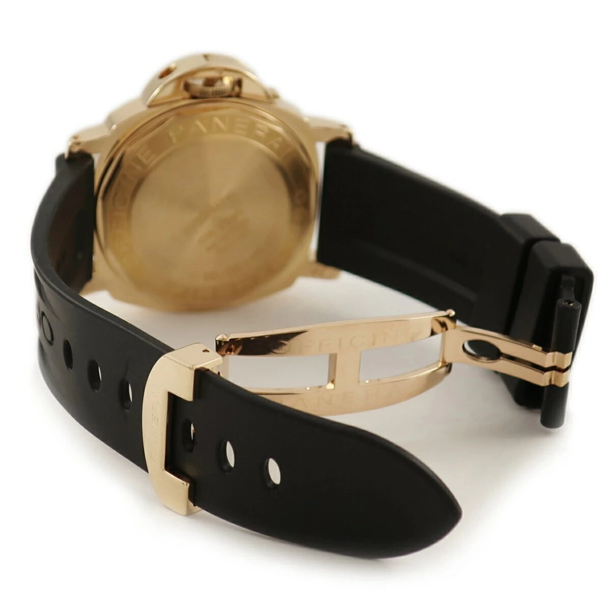 PANERAI PANERAI LUMINOR MARINA 44mm PAM00140 E NUMBER K18YG SOLID BLACK AUTOMATIC BLACK 