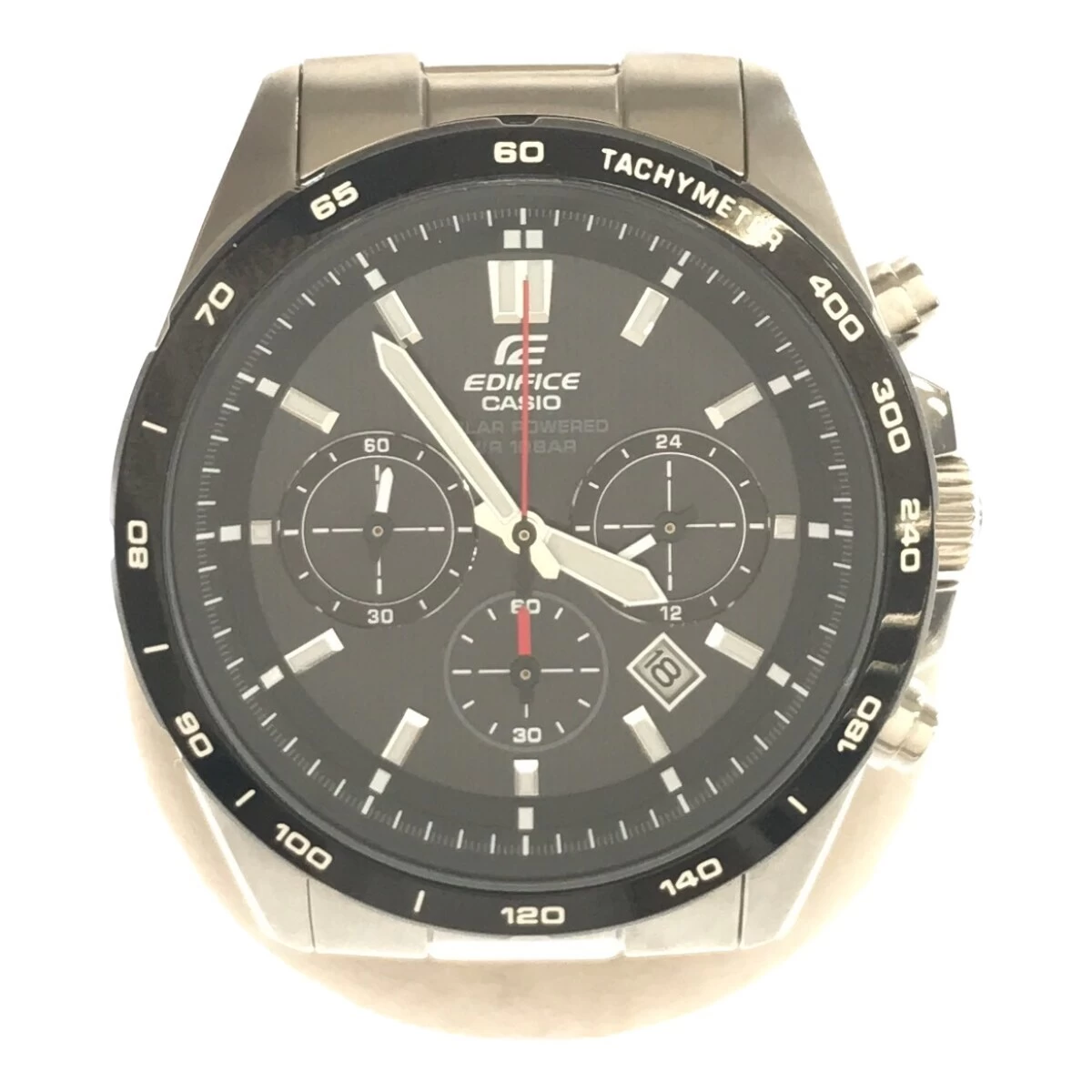 CASIO EDIFICE Casio Edifice Chronograph EFR-518SBCJ-1AJF Silver Black Stainless Mikunigaoka Store IT2QV42ODSLS RM1072M