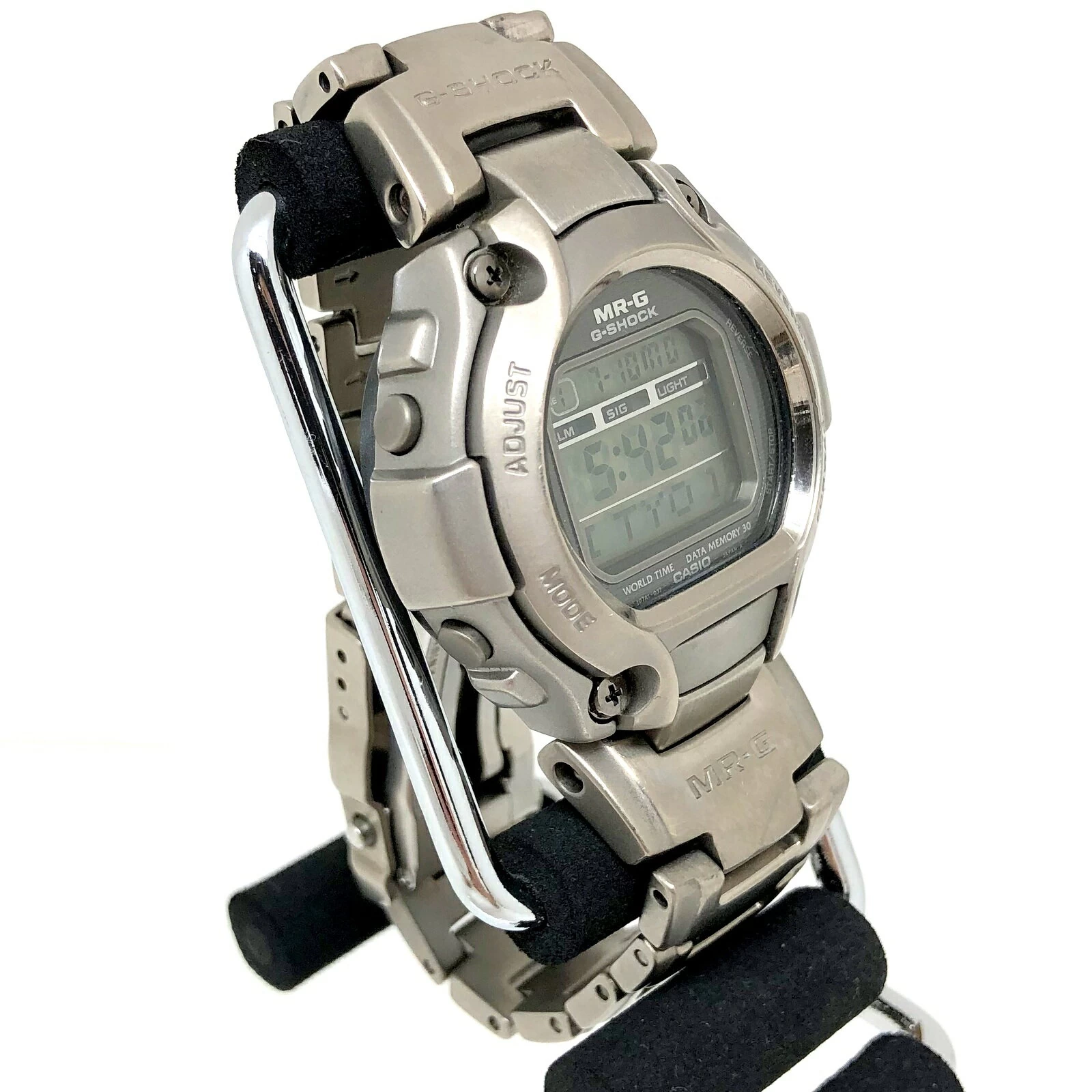 G-SHOCK G-SHOCK CASIO CASIO CASIO MRG-220T MR-G DIGITAL QUARTZ ROUND FACE SILVER FULL METAL TITANIUM MIKUNIGAOKA STORE ITQV7WSDVQSY 