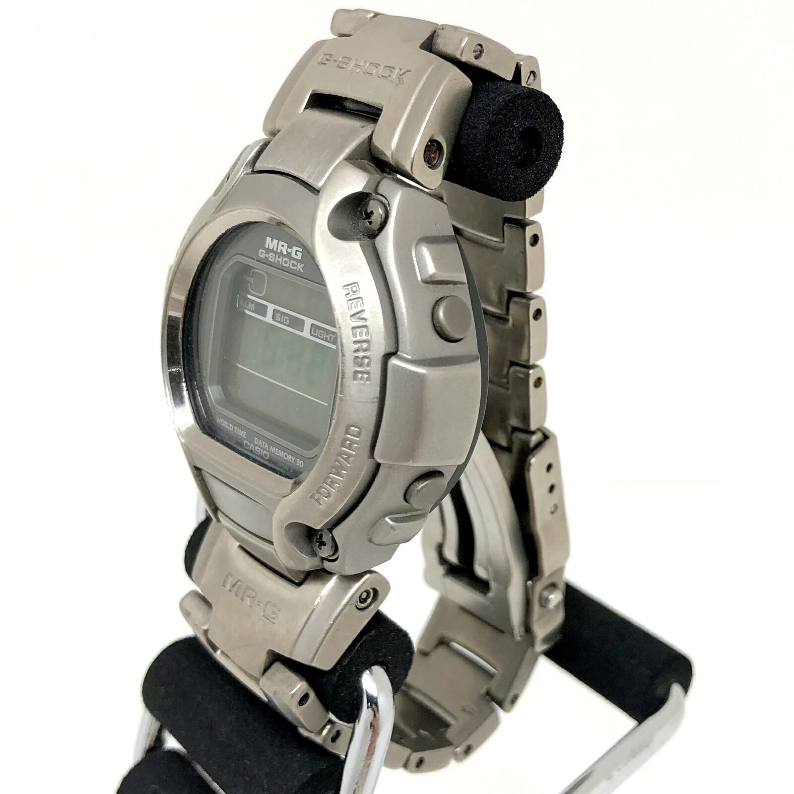 G-SHOCK G-SHOCK CASIO CASIO CASIO MRG-220T MR-G DIGITAL QUARTZ ROUND FACE SILVER FULL METAL TITANIUM MIKUNIGAOKA STORE ITQV7WSDVQSY 
