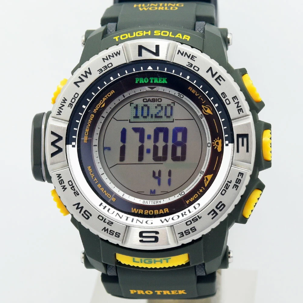 Casio Casio Pro Trek Hunting World PRO TREK PRW-3510HW Tough Solar Radio Wave Solar SS Stainless Steel Rubber