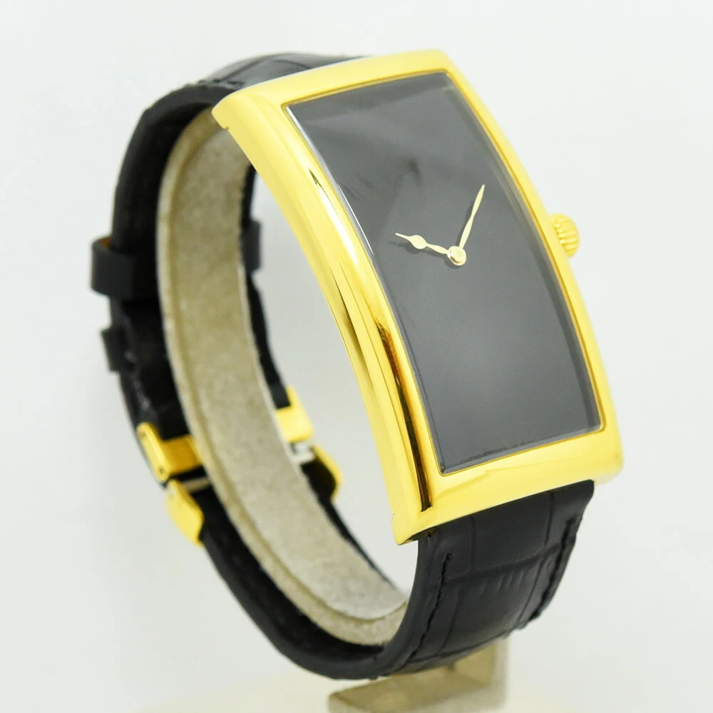 Tissot Tissot Heritage Banana T117509A Quartz SS Stainless Steel Leather Black