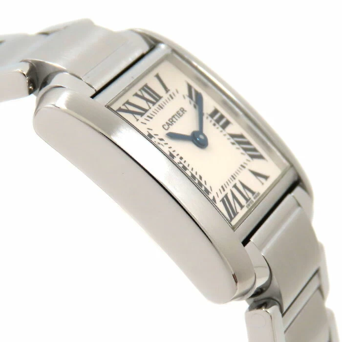 Cartier Cartier Tank Francaise SM 2384 Ivory Dial SS Stainless Steel Battery Powered Quartz Ladies [Finish/Battery Replaced] 241001009217