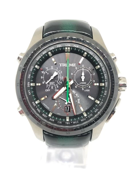  EPSON TRUME Epson to Room Light Charge GPS Satellite Radio Controlled Watch Advan Leather Band [003]