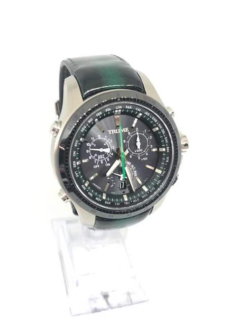  EPSON TRUME Epson to Room Light Charge GPS Satellite Radio Controlled Watch Advan Leather Band [003]