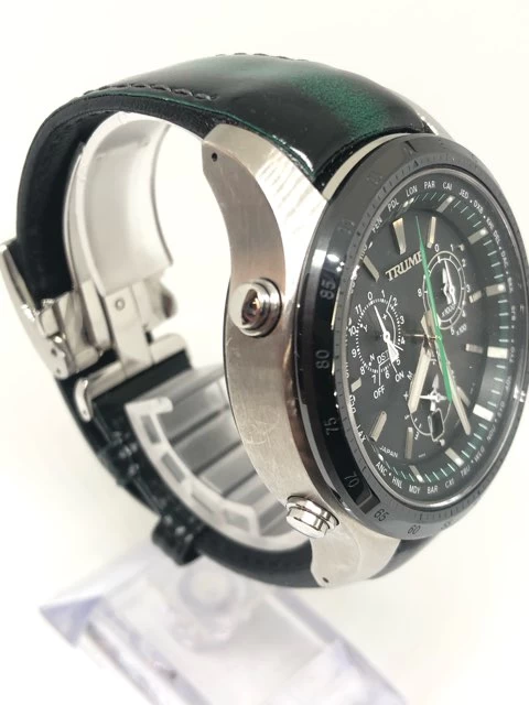  EPSON TRUME Epson to Room Light Charge GPS Satellite Radio Controlled Watch Advan Leather Band [003]