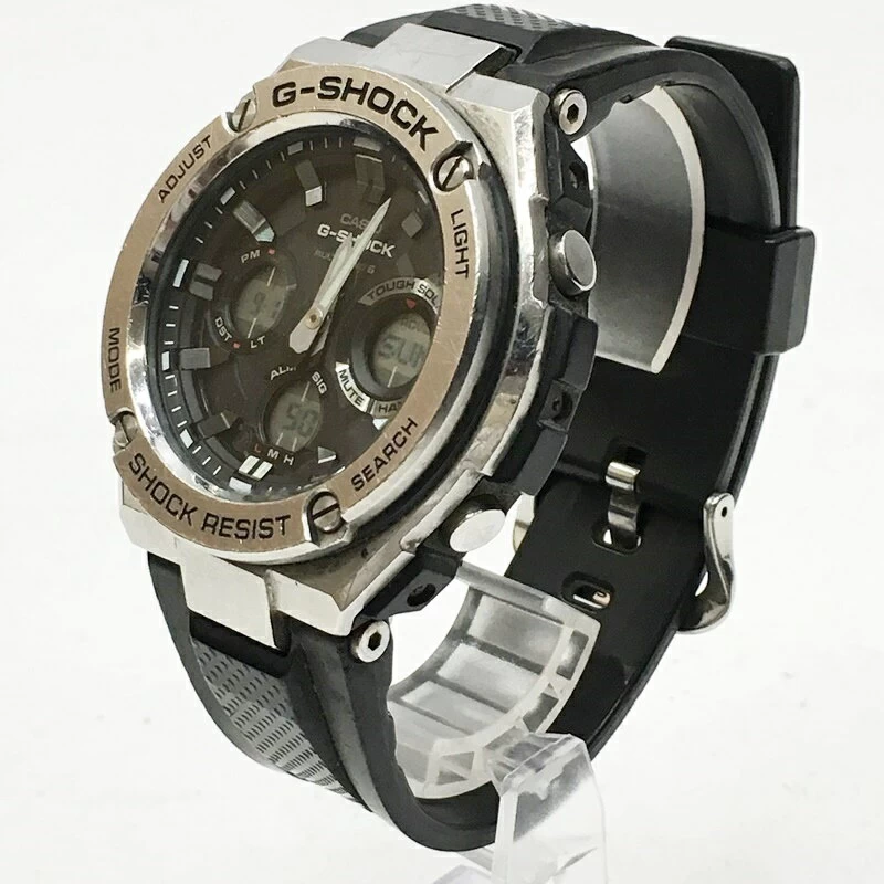 G-SHOCK G-SHOCK GST-W110 Analog/Digital Radio Wave Solar Resin Belt Color: Black (Dial) Black (Belt) [f131]