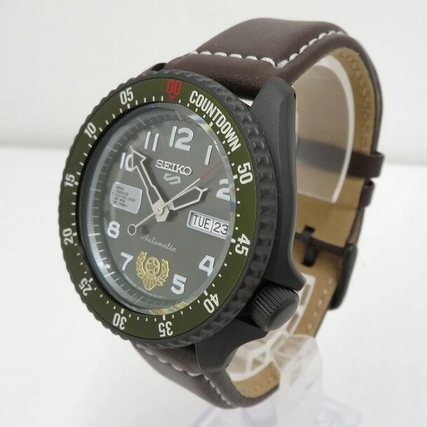 SEIKO | SEIKO SEIKO 5 SPORTS SBSA081 Street Fighter V Collaboration Guile Model Analog Automatic Khaki x Brown [f131]