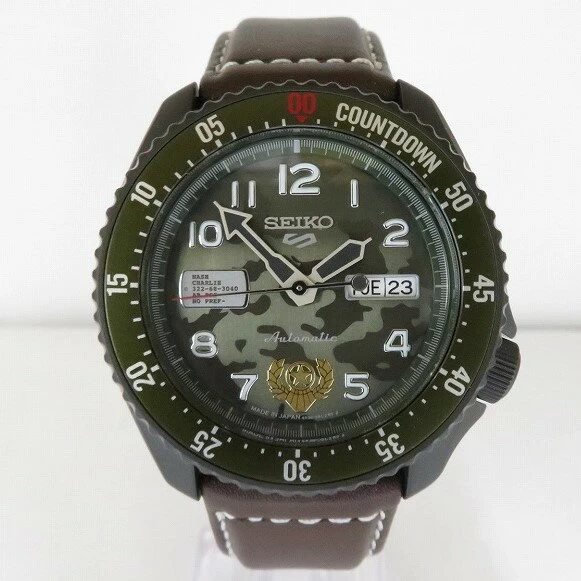 SEIKO | SEIKO SEIKO 5 SPORTS SBSA081 Street Fighter V Collaboration Guile Model Analog Automatic Khaki x Brown [f131]