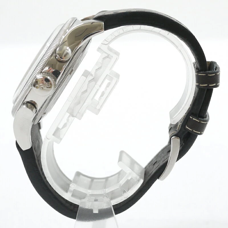 ORIS | Oris Big Crown Big Crown Telemeter Analog Automatic Chronograph 674 7569 4064 Dial: Black Strap: Brown [f131]