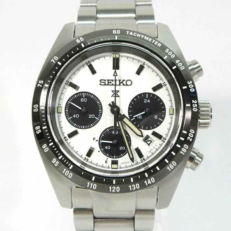SEIKO | SEIKO PROSPEX SBDL085 SPEEDTIMER Chronograph Multi-hand Analog Solar White x Black x Silver [f131]