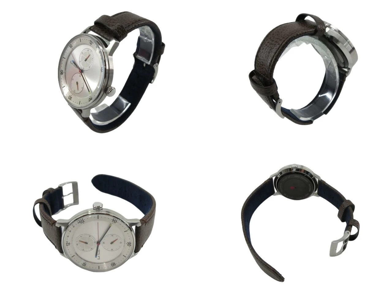 Paul Smith “Paul Smith” Church Street Quartz Watch MADE IN JAPAN BH2-014-90 6323-T024041 SILVER COOL GRAY BROWN STAINLESS STEEL CRYSTAL GLASS [Kagoshima Store]